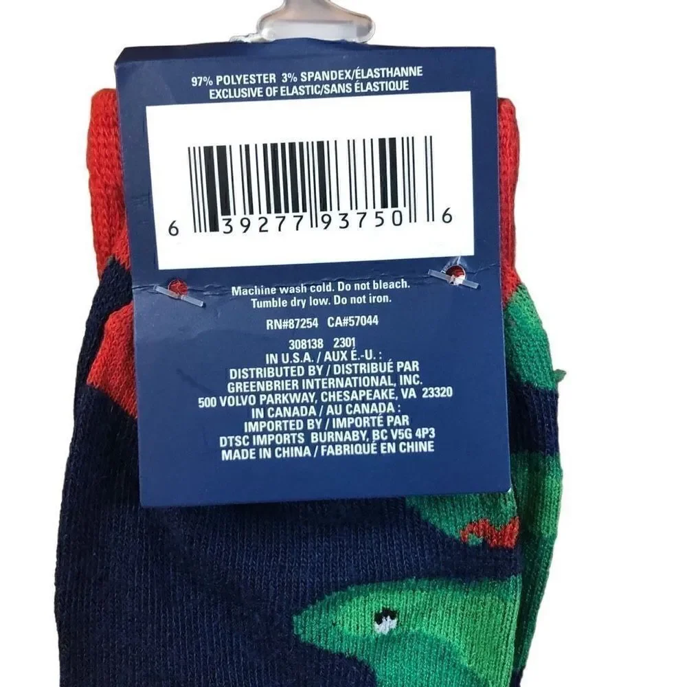 Juncture Mens Socks Golf Size 6-12 Shoe Size NWT